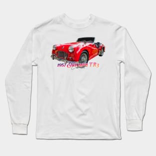 1957 Triumph TR3 Cabriolet Long Sleeve T-Shirt